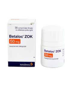 Betaloc Zok - ბეტალოკი Zok 50მგ 30 ტაბლეტი