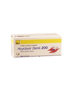 Aciclovir Denk - აცილოვირი დენკი 200მგ 25 ტაბლეტი