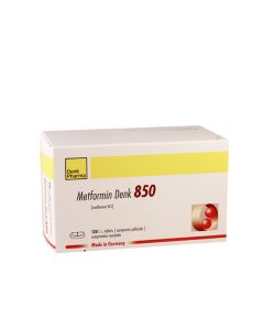 Metformin Denk - მეტფორმინი დენკი 850მგ 30 ტაბლეტი