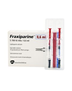 Fraxiparine - ფრაქსიპარინი(ჰეპარინი)0.6მლ. 1 მზა შპრიცი