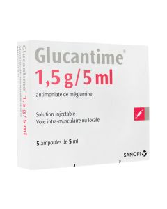 Glucantime - გლუკანტიმი 1.5გ 5 ამპულა