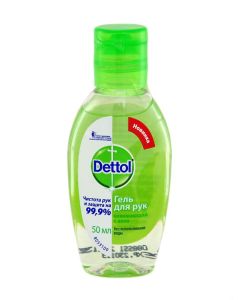 Dettol - ხელის გელი ანტისეპტიკი - ალოე - 50მლ.