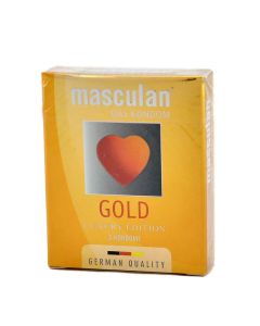 პრეზერვატივი მასკულანი  "MASCULAN GOLD" 3 ცალი