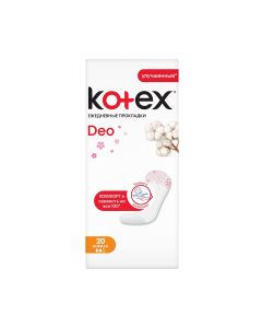 Kotex - კოტექსი ყოველდღიური საფენი 20 ცალი 2744/8081