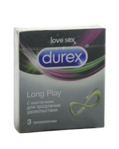 პრეზერვატივი  DUREX  Long Play 3ც