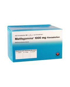 Metfogamma - მეთფოგამა 1000მგ 180 ტაბლეტი