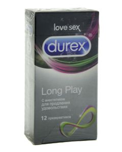 პრეზერვატივი DUREX Long Play 12 ცალი