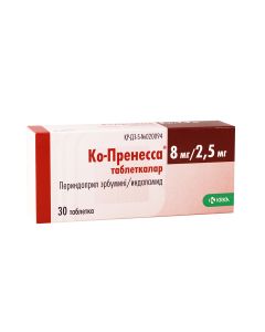 კო-პრენესა 8მგ/2.5მგ 30 ტაბლეტი