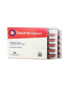 Decoral Calcium - დექორალ კალციუმი კაფს.N30