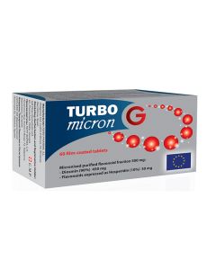 TURBO MICRON - ტურბო მიკრონ G 500მგ 60 ტაბლეტი GMP