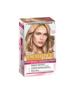 Loreal - ლორეალი თმის საღებავი Excellence 8.12 8534/1300