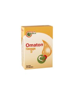 Omaton Omega 3 - ომატონი 3 საღეჭი კაფსულა 410მგ 20 ცალი