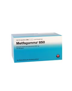 Metfogamma - მეთფოგამა 850მგ 180 ტაბლეტი