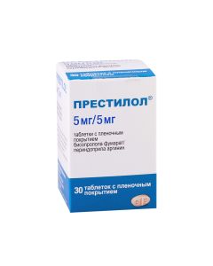 Prestilol - პრესტილოლი 5მგ/5მგ 30 ტაბლეტი 