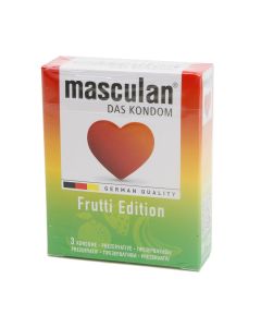 Masculan - მასკულანი პრეზერვატივი Frutti Edition 3 ცალი