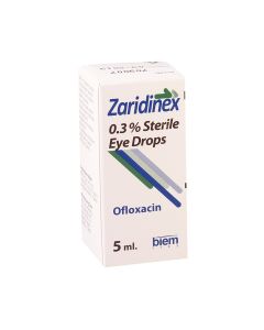 Zaridinex - ზარიდინექსი 0.3% თვალის წვეთები 5მლ