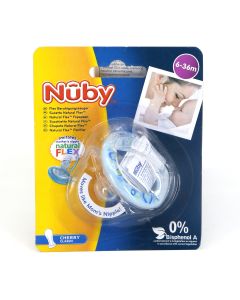 Nuby - ნუბი მატყუარა სილიკონის 6-36თვე 8731