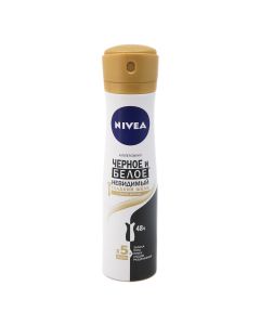 Nivea - ნივეა დეოდორანტი სპრეი უჩინარი შავ და თეთრ ტანსაცმელზე 150მლ 3638