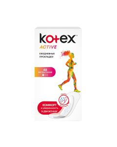 kotex - კოტექსი საფენი ყოველდღიური NON DEO 48 ცალი 7909