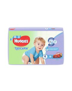 Huggies - ჰაგისი მეგა ბიჭის 9-14 კგ 52 ცალი 7534