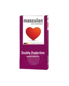 Masculan - მასკულანი პრეზერვატივი Extra Double Protection 10 ცალი