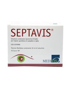 Septavis - სეპტავისი ხსნარი 50მლ + 50 სტერილური ხელსახოცი