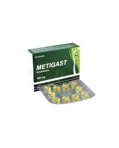 METIGAST - მეტიგასტი 140მგ 20 კაფსულა 