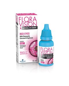 FLORA VISION - ფლორა ვიზიონი წითელი თვალის წვეთები 15მლ