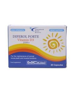 Diferol - დიფეროლი ფორტე D3 2000სე 20 კაფსულა