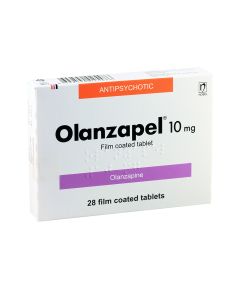 Olanzapel - ოლანზაპელი 10მგ 28 ტაბლეტი