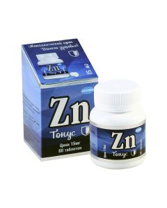 Zinc Tonus - ცინკი ტონუსი 60 ტაბლეტი