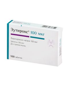 ეუთიროქსი 100მკგ. 100 ტაბლეტი