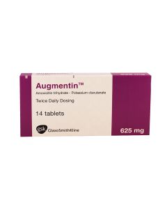 Augmentin - აუგმენტინი 625მგ 14 ტაბლეტი