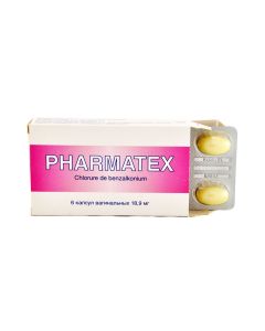 Pharmatex - ფარმატექსი ვაგინალური 6 კაფსულა