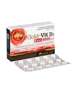 Gold-vit D3 - გოლდ ვიტამინი D3 4000სე 30 ტაბლეტი