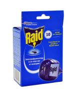 Raid - კოღოს საწინააღმდეგო ელექტრო აპარატი ტაბლეტებით (10ც)