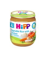 HIPP - ჰიპი ხორცის მენიუ წიწილა ბრინჯითა და ბოსტნეულით 4 თვიდან 6253