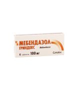 Mebendazole - მებენდაზოლი 100მგ 6 ტაბლეტი