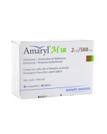 Amaryl M SR - ამარილი M SR 2/500მგ 30 ტაბლეტი