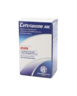 Ceftriaxon ABC- ცეფტრიაქსონი ABC ფლაკონი 1გ+3.5მლ გამხსნელი