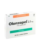 Olanzapel - ოლანზაპელი 2.5მგ 28 ტაბლეტი