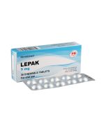 Lepak - ლეპაკი  5მგ 30 საღეჭი ტაბლეტი