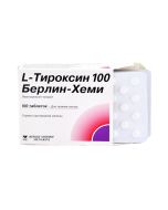 L-Thyroxin - ლ-თიროქსინი 100მკგ 100 ტაბლეტი